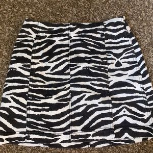 Zebra skirt